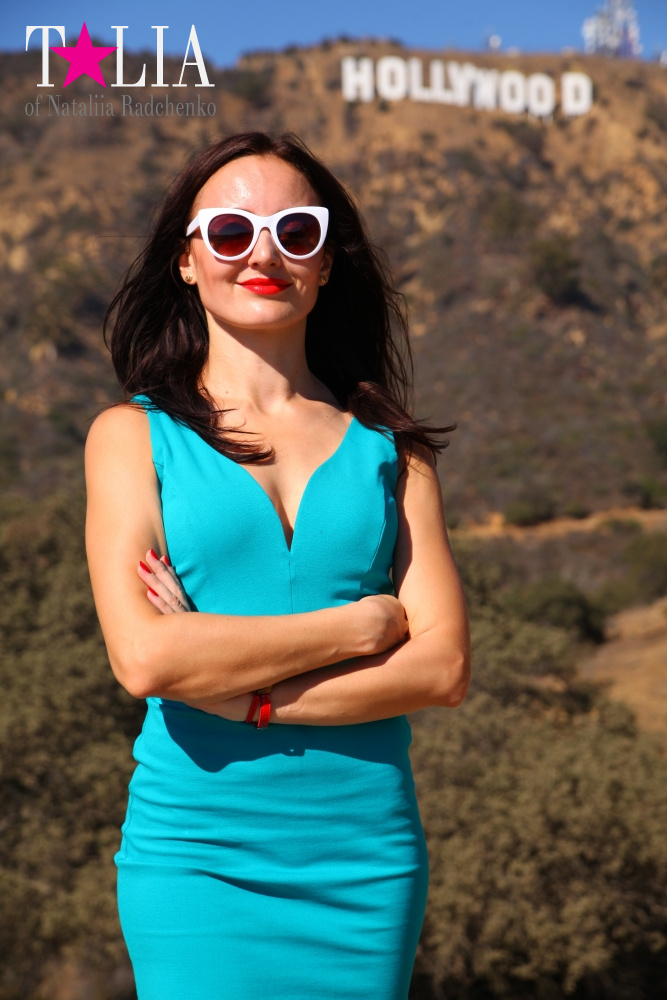 День рождения нашего папы и путешествие в Голливуд (штат Калифорния, знак Голливуд)